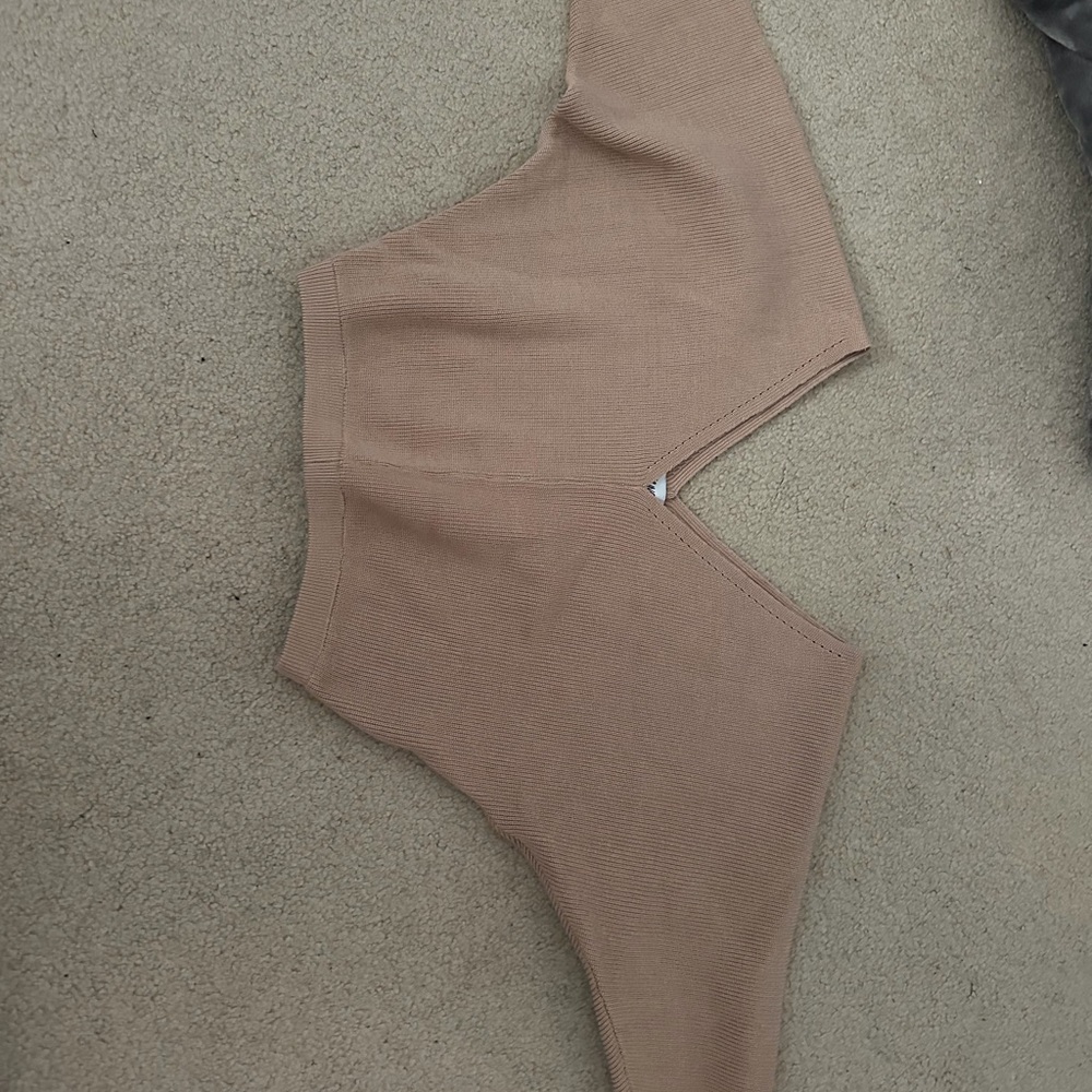 Princess Polly Tan Knit Sweater